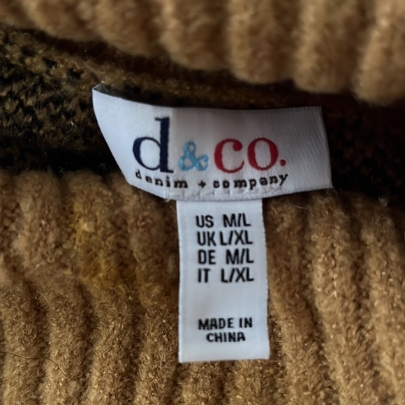 Denim&Co cowl neck sweater M/L - Picture 5 of 5